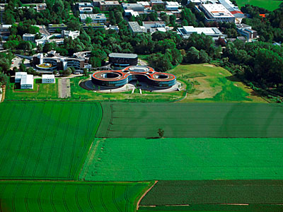 ESO Headquarters seem from above