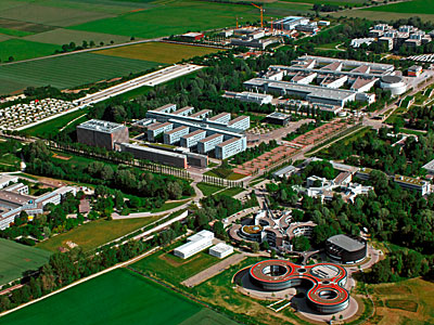 Aerial view of the Garching Campus