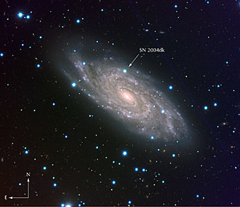 Spiral Galaxy NGC 6118 and SN 2004dk
