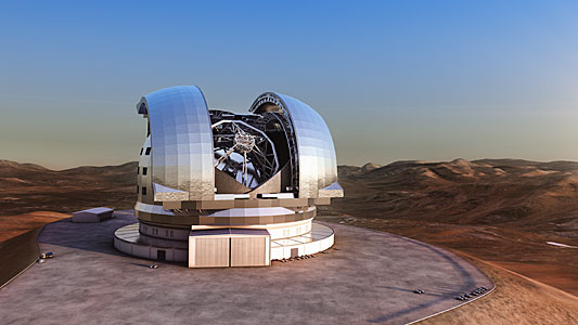 Artist’s impression of the E-ELT