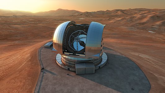 Artist’s impression of the E-ELT