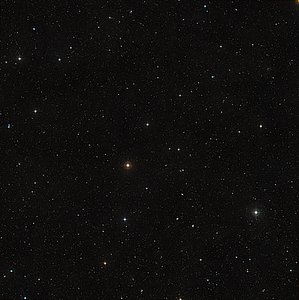 Wide-field view of the sky around the quasar HE0109-3518