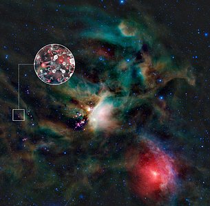 Sugar molecules in the gas surrounding a young Sun-like star