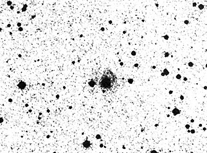 Is there a black hole in this galaxy ?
