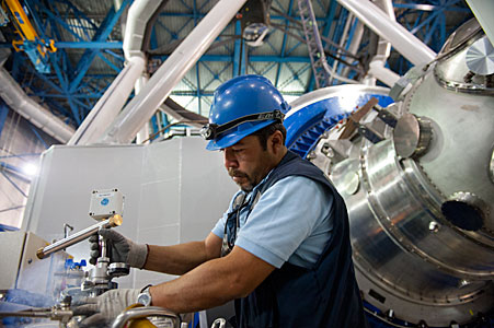 Refilling liquid nitrogen