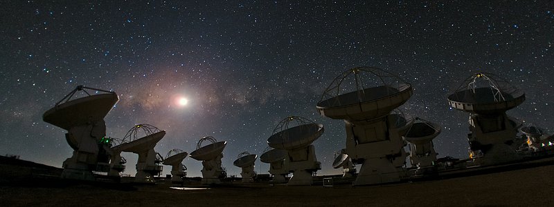 ALMA and a Starry Night — a Joy to Behold