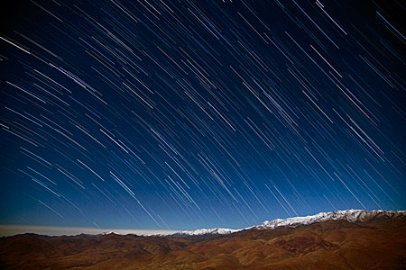 Star Rain in the Desert