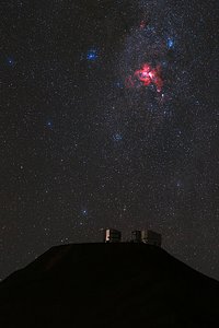Cosmic Fire Above Paranal