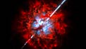 Gamma-ray burst buried in dust (artist’s impression)