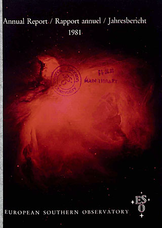 ESO Annual Report 1981