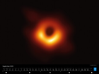 September - First image of a black hole