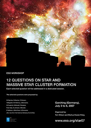 Poster: 12 Questions on Star and Massive Star Cluster Formation 2007 