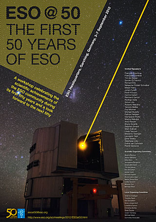 Poster: ESO@50 - the first 50 years of ESO