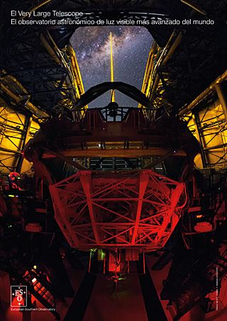 El Very Large Telescope: VLT handout (2015, Español)