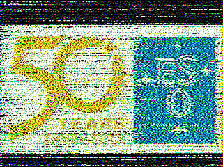 ESO's 50th Anniversary logo Moonbounced