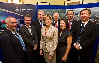 Award ceremony at a reception in the House of Commons, UK