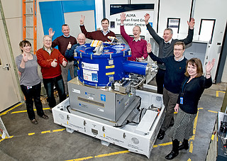 The final ALMA front end leaves for Chile