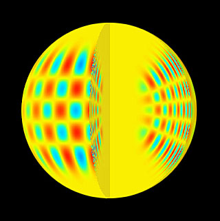 Oscillations in a Solar-like Star (artist’s impression)