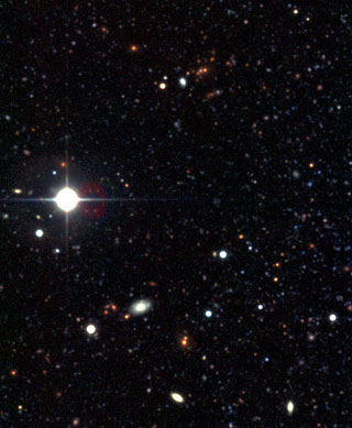 Distant galaxies in NGC 300 field