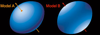 3-D Shape of Achernar (Models)