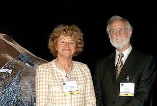 Dr. Catherine Cesarsky and Prof. Ron Ekers