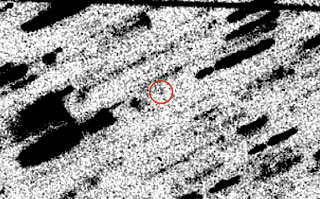 Shift-Added Composite Photo with Comet Halley Image