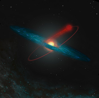 Losing Stars to the Milky Way (artist's impression)
