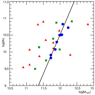 Dark Matter and Stellar Mass in Distant Galaxies