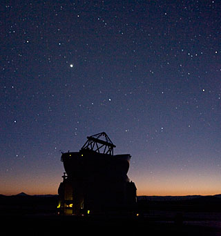 One Auxiliary Telescope Under the Sky