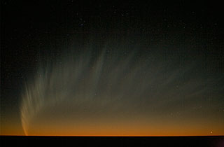 Comet McNaught over the Pacific