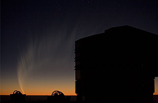 El Cometa y los telescpios