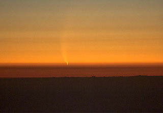 Comet McNaught over the Pacific
