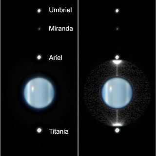 Peering at Uranus's Rings as they Swing Edge-on to Earth for the First Time Since their Discovery in 1977