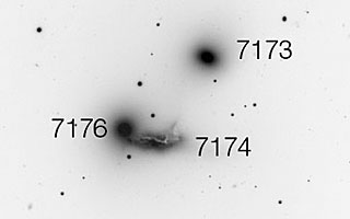 NGC 7173, 7174, and 7176 