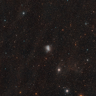 Digitized Sky Survey Image of the Galaxy NGC 6822