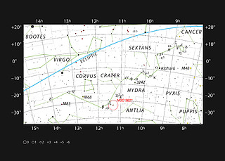 NGC 3621 in the constellation of Hydra