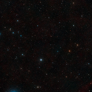 Wide-field view of the sky around a giant space blob