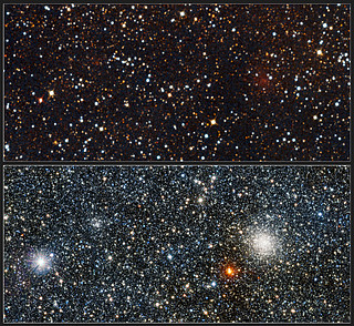 Visible/infrared comparison views of the newly discovered globular cluster VVV CL001