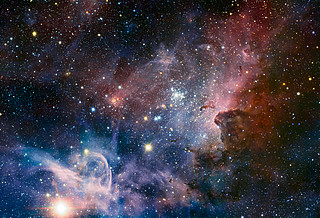 VLT image of the Carina Nebula in infrared light