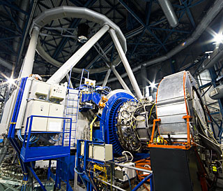 KMOS on the Very Large Telescope at the time of first light