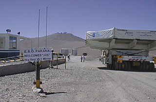 The 8.2-m VLT Mirror: Finally in Paranal