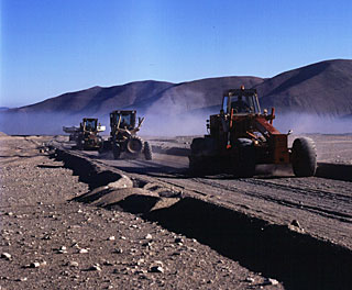 On the Old Panamericana on the Way to Paranal