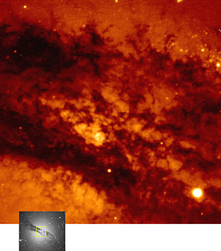 The Dust Band in Centaurus A 