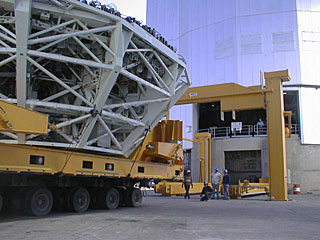 Installation of M1 Cell with Dummy Mirror on VLT UT2