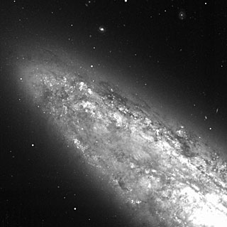 Detail of Spiral Galaxy NGC 253