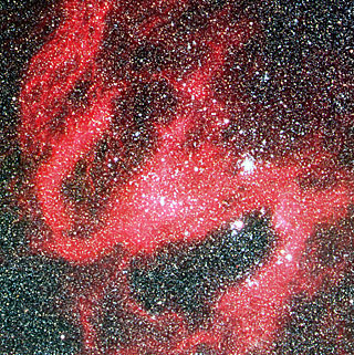 Detail of N119 in the Large Magellanic Cloud