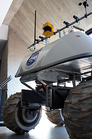 Mars Rover prototype at the Museum of the Atacama Desert 