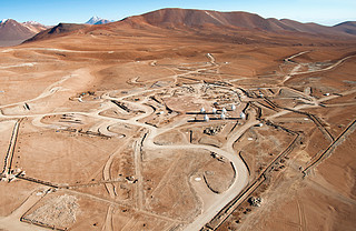 Flying over the ALMA Site: The Array Operations Site 