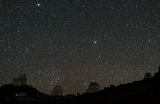 Two Planet-hunters Snapped at La Silla