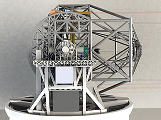 E-ELT 3D rendering
